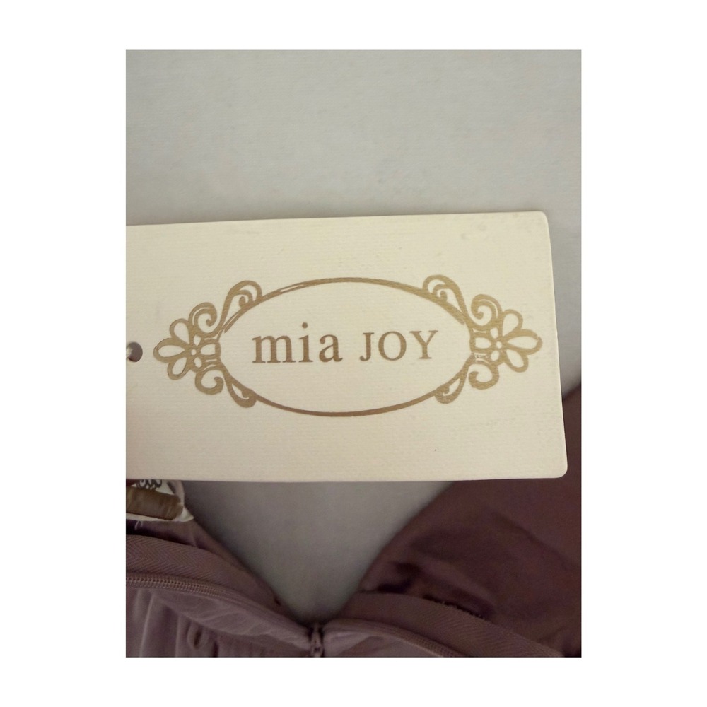 Mia Joy Joyfolie Mckenna Impact Maxi Dress Rose Taupe Wedding Dress XS - Picture 12 of 12